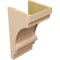 Ekena Millwork 10"W x 10"D x 20"H Wide Diane Rough Cedar Woodgrain TimberThane Corbel, Primed Tan CORUR10X10X20DIARCPR - alternate 5